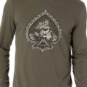 Lucky Brand Store Men's Long Sleeve Poker King Tee